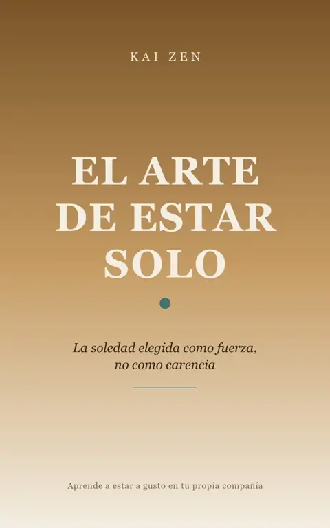 Portada de El arte de estar solo