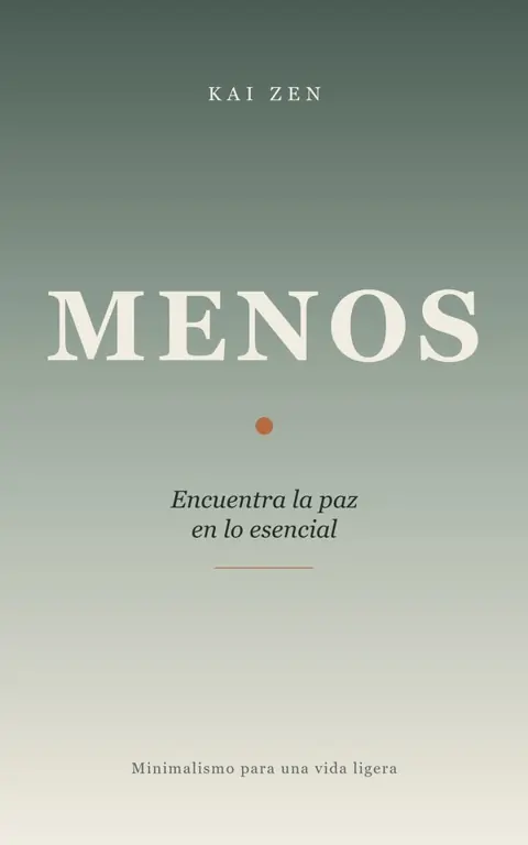 Portada de Menos